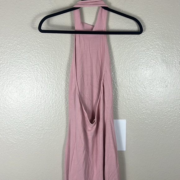 Camila Coelho Justine Halter Maxi Dress in Light Pink - Picture 6 of 9
